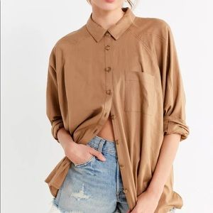 Urban Outfitters Button-Down Linen Shirt